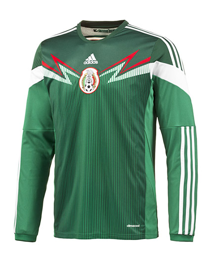 Maillot Mexique Domicile 2014 ML - Cliquez sur l'image pour la fermer